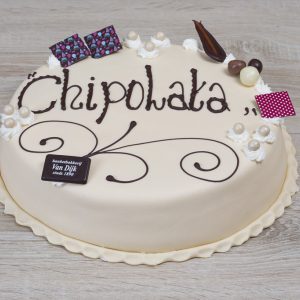 123 Gebak - Chipolata taart rond standaard - van Banketbakkerij van Dijk