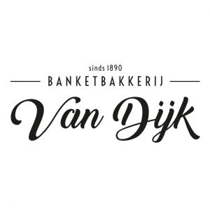 123 Gebak - V Dijk logo web social zwart - van Banketbakkerij van Dijk
