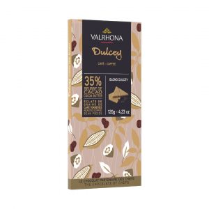 Dulcey chocolade met stukjes Koffie 35% van Banketbakkerij van Dijk